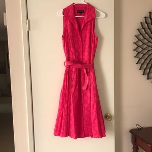 Jones New York pink sleeveless dress